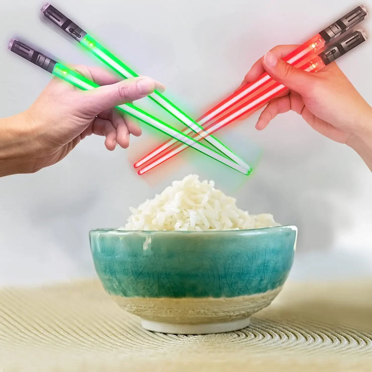 Chop Sabers Lights Up Lightsaber Chopsticks Luminous Night Tableware