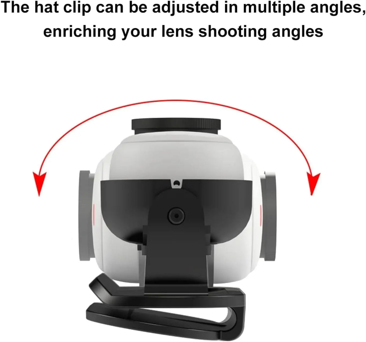 Magnetic Hat Clip Mount for Insta360 GO2, GO3 & GO 3S