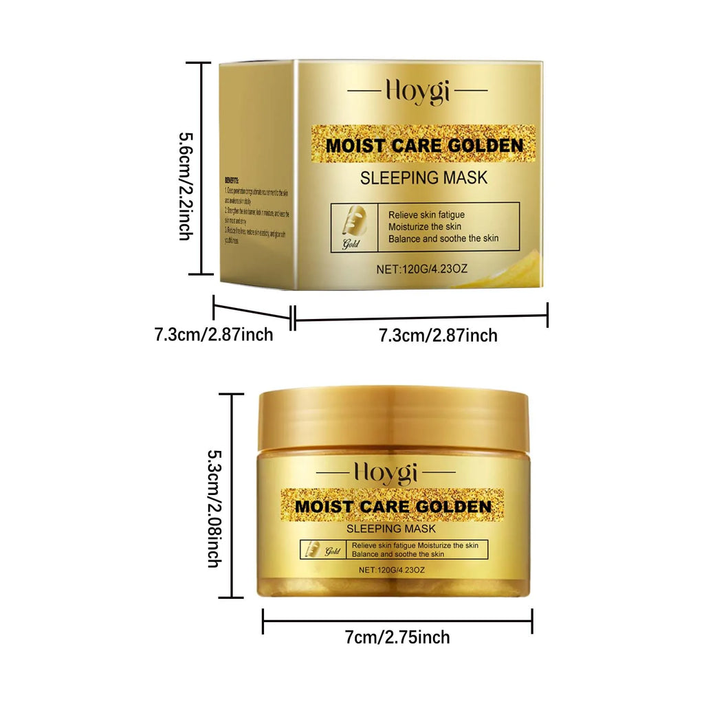 Gold Sleeping Mask – Niacinamide Pore Tightening & Brightening