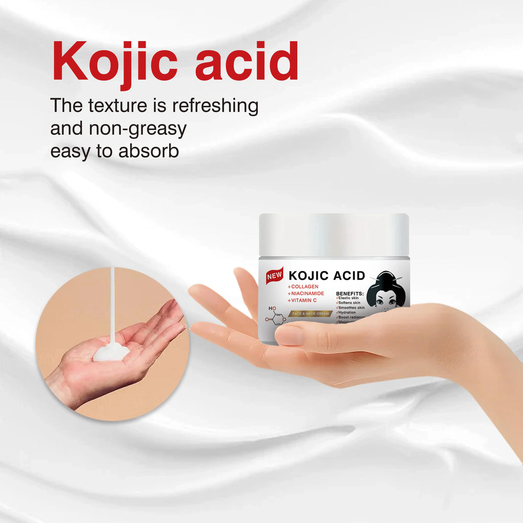 Kojic Acid Face & Neck Cream – Hydrating, Firming, All Skin