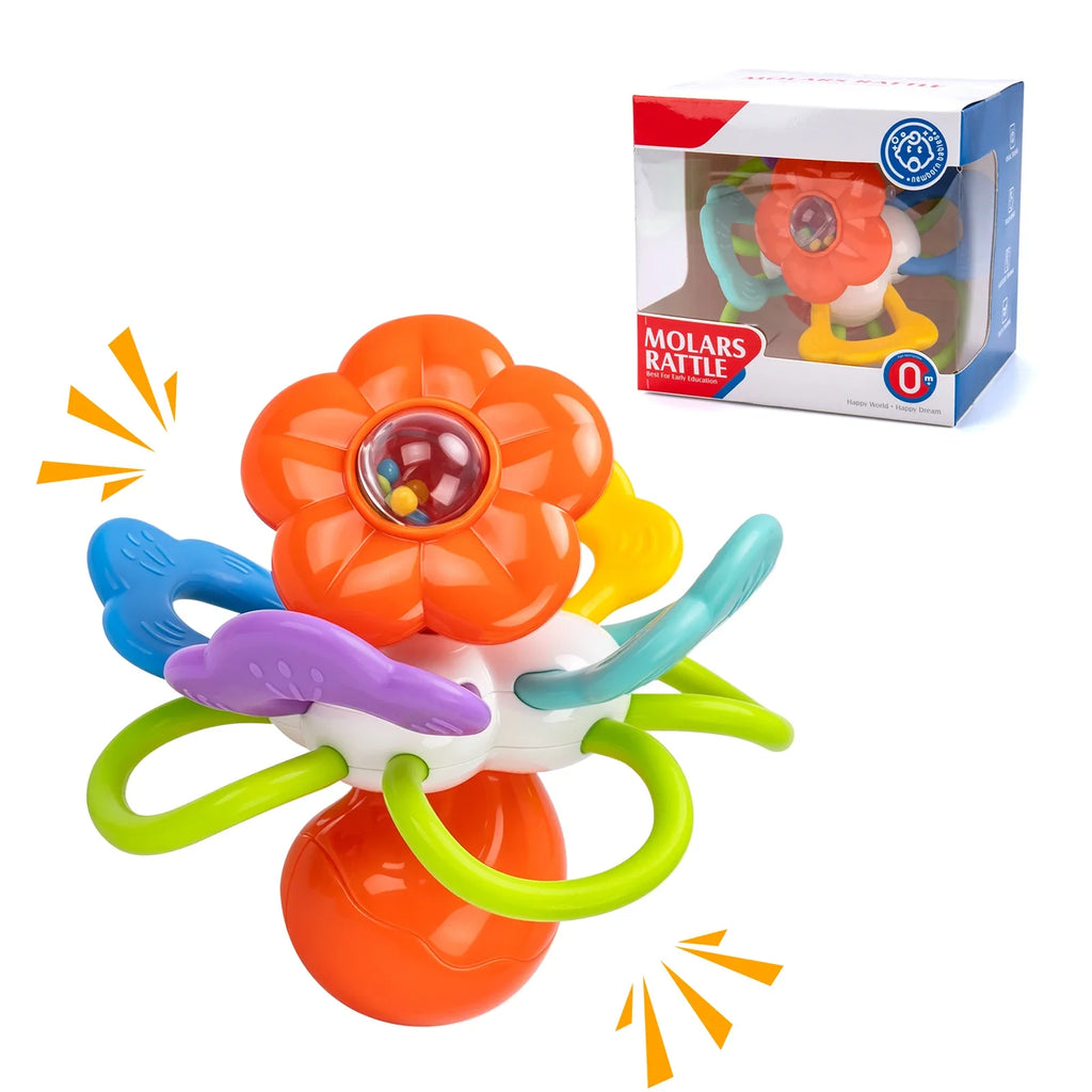 Manhattan Round Ball Baby Toys Infant 0-12months Soft Silicone Hand