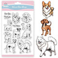 Dog Clear Stamps – Golden Retriever, Corgi & Samoyed Craft