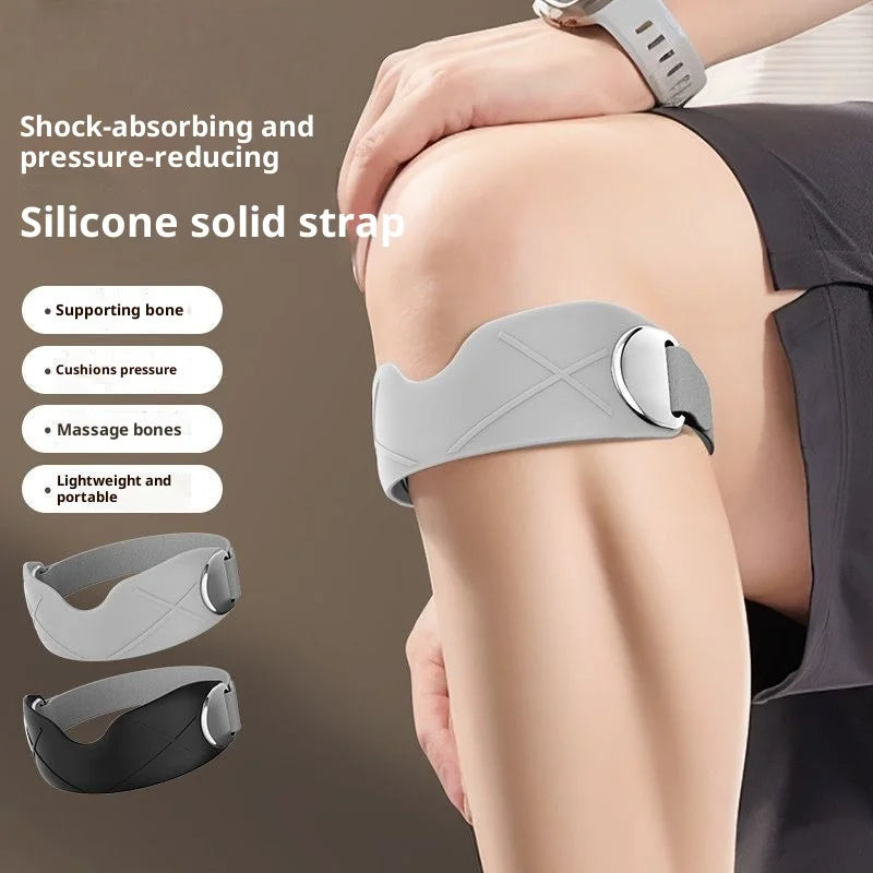 Silicone Knee Stabilizer Strap – Patella Support for Sports