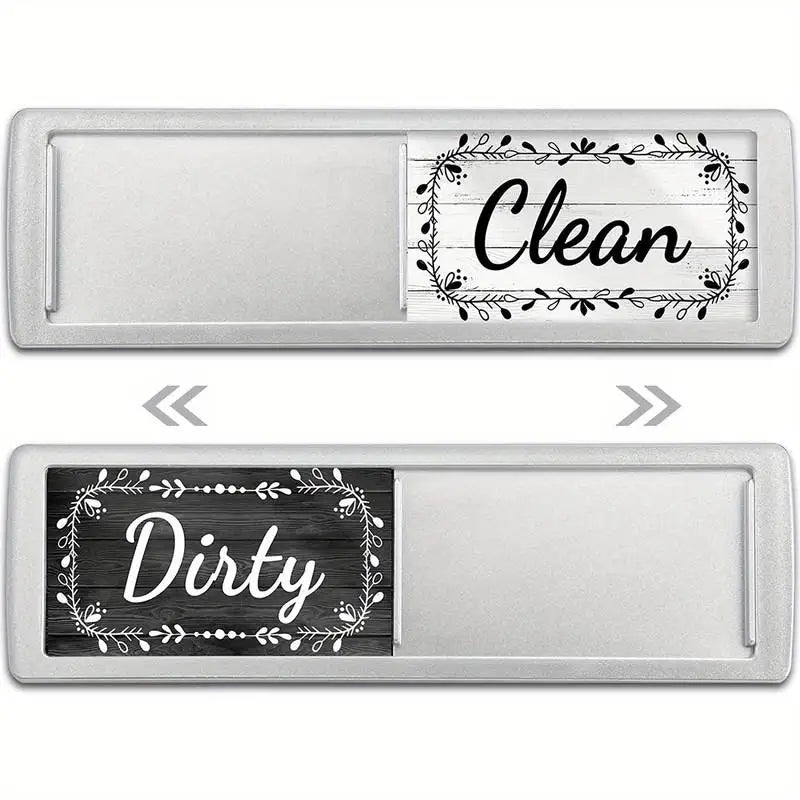 Dishwasher Clean Dirty Magnet Sign | Kitchen Organizer