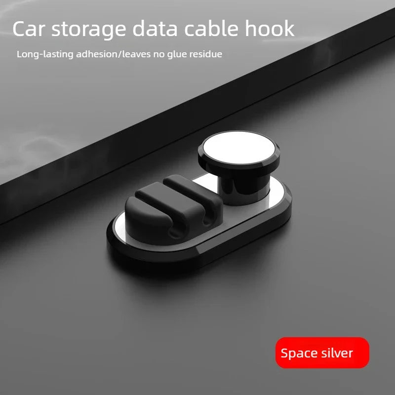 Self-Adhesive Hook – Car, Home, Headphone & Cable Organizer