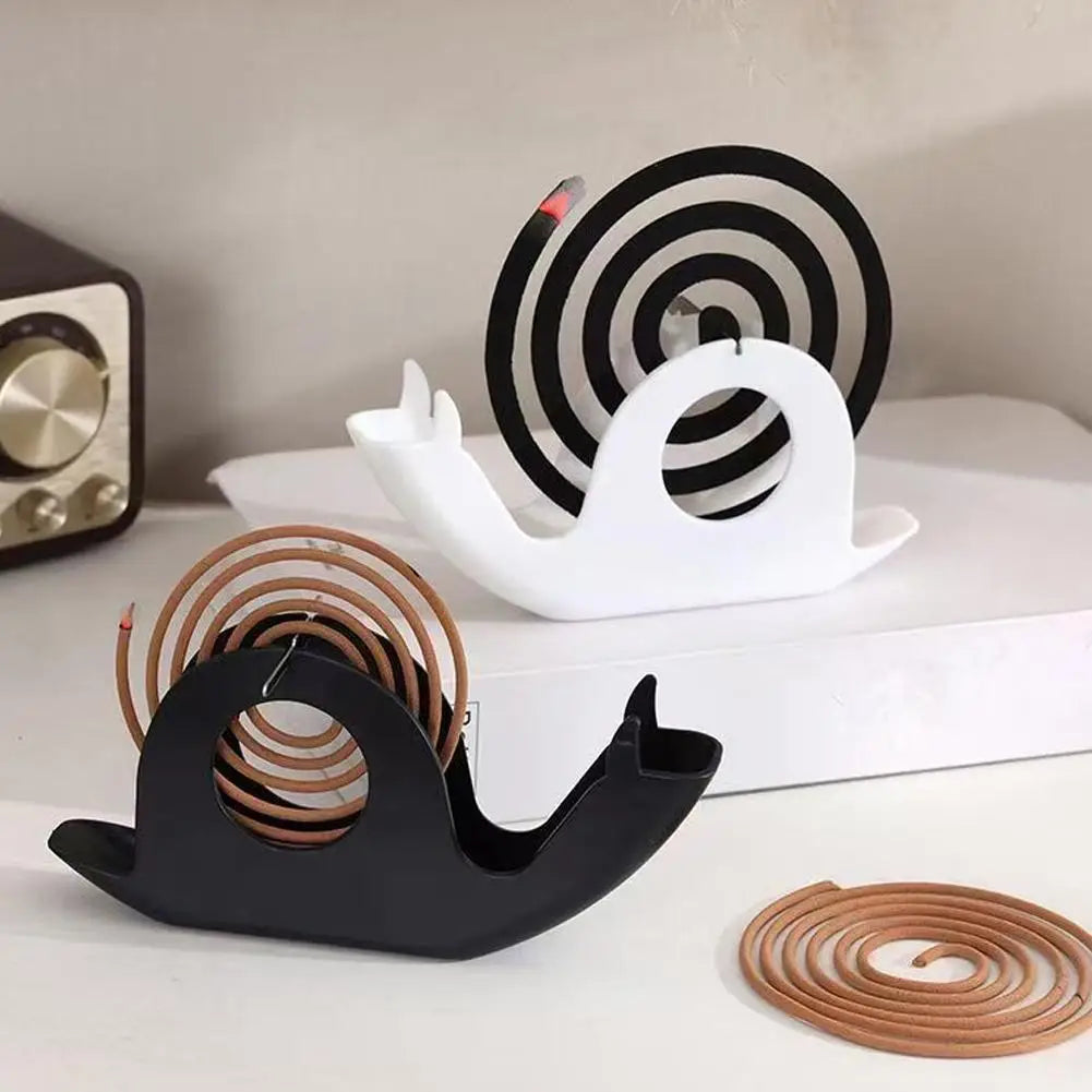 Snail Mosquito Coil Holder – Decorative Incense Burner Rack