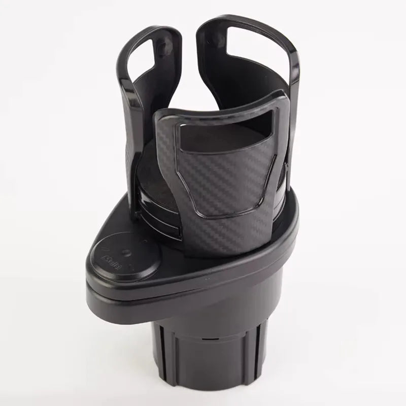 Rotating Double Layer Car Cup Holder Console Storage Organizer