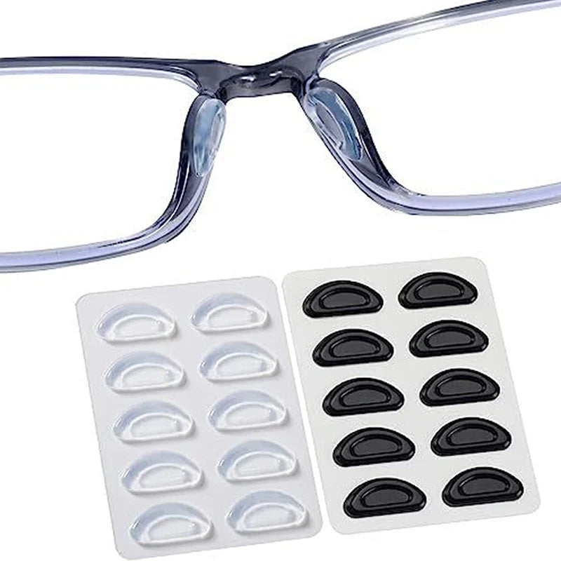 5 Pairs Silicone Anti-Slip Nose Pads for Glasses & Sunglasses