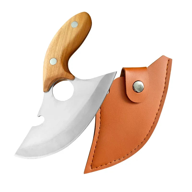 InLeung Hand-Forged Boning Knife with Bottle Opener | 12" Steel