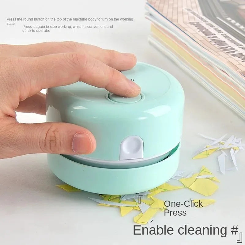 Mini Silent Desk Vacuum Cleaner | Portable Desktop Dust Cleaner