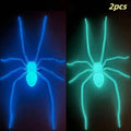 Glow In The Dark Spider Fridge Magnet | Halloween Prank Decor