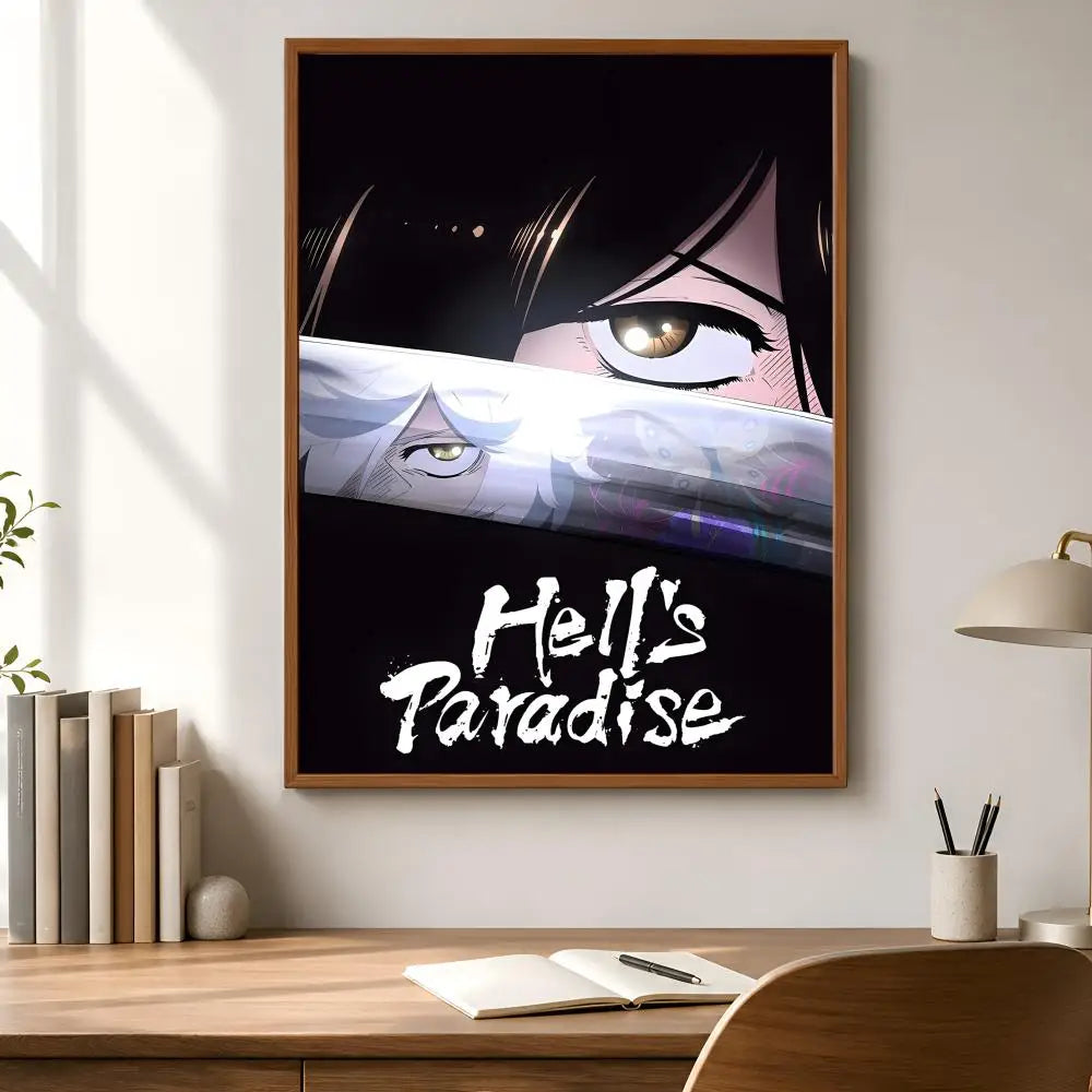 Hell's Paradise Anime PVC Wall Poster – Peel & Stick HD Art