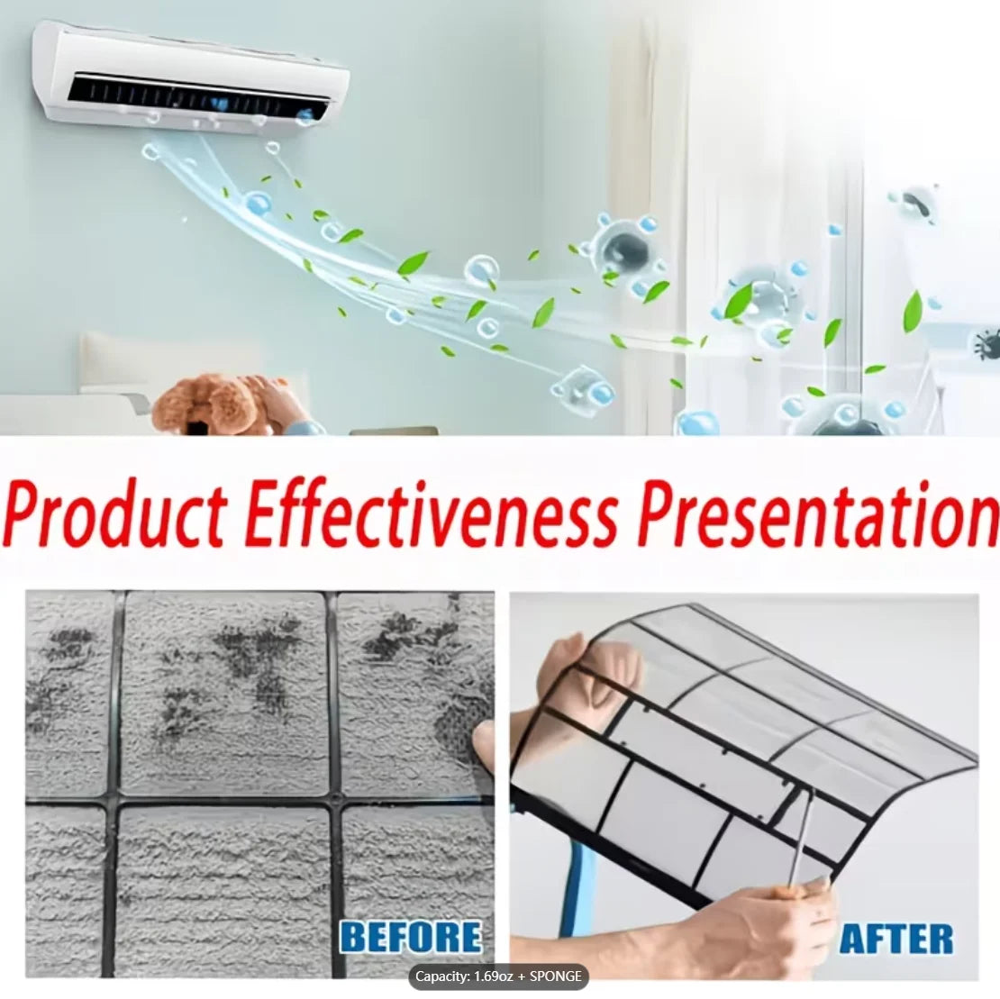 AC Cleaning & Maintenance Spray – Boost Cooling Efficiency
