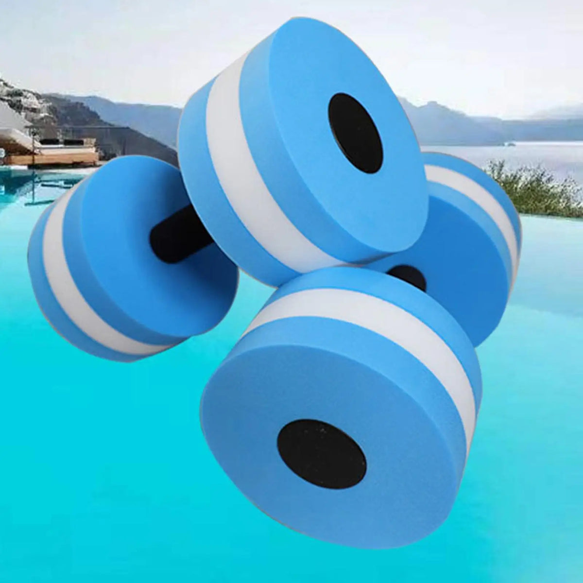 EVA Water Foam Floating Dumbbell Swimming Pool Weight Aerobics