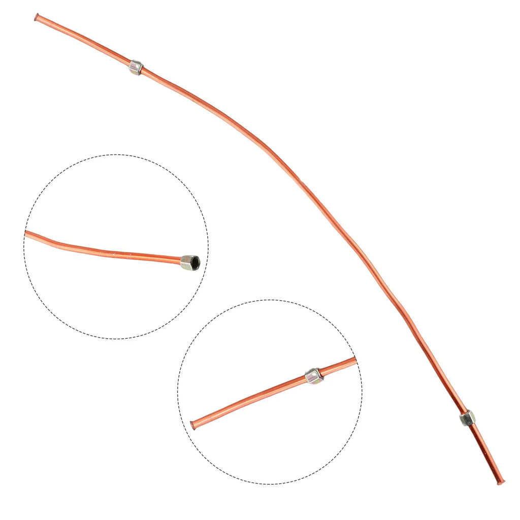 600mm Air Compressor Exhaust Tube | G1/8 Copper Aluminum Pipe