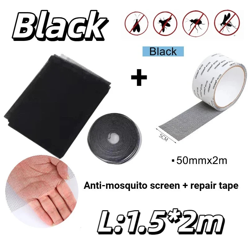 Self-Adhesive Window Mosquito Net | No-Drill Invisible Mesh Screen