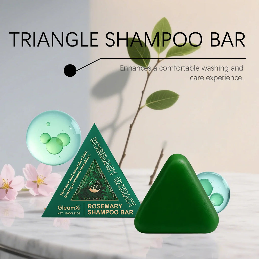 Gleamxi Rosemary Shampoo Bar | Hair Growth & Anti Hair Loss