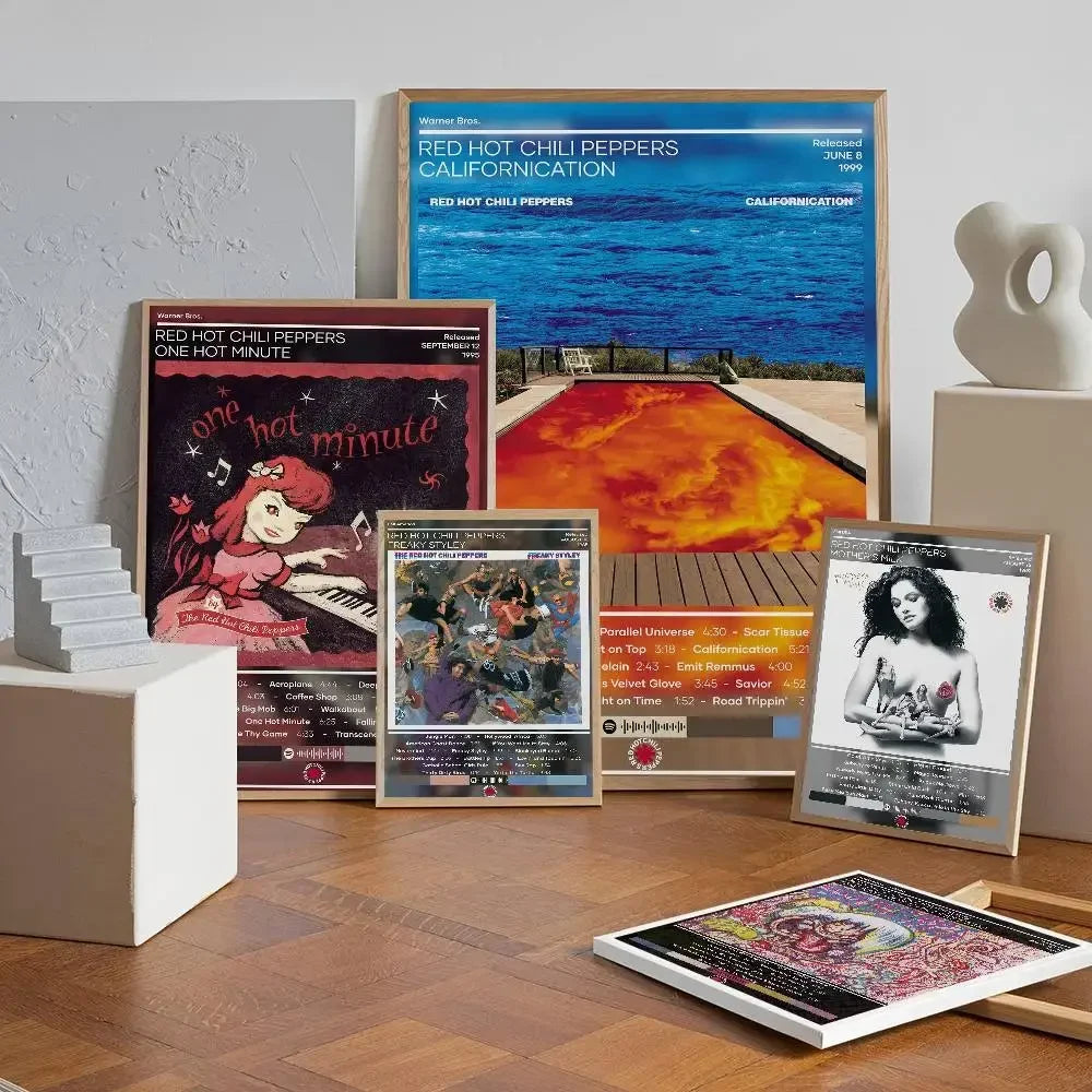 Red Hot Chili Peppers Album Poster – Self-Adhesive Wall Art