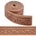3D Peel & Stick Foam Wall Trim 82.5" – Brown Molding Border