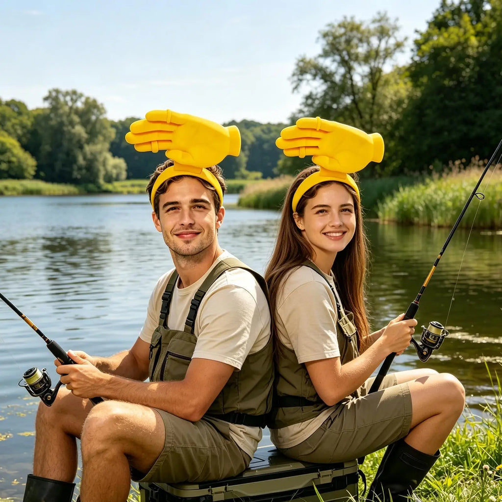 Funny Hand Shape Sun Visor Hat | UPF Outdoor Headband