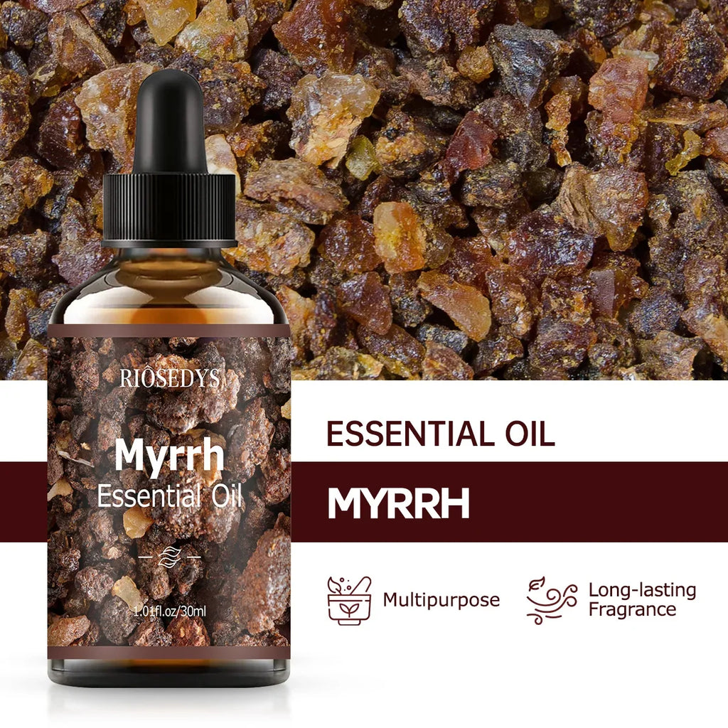 Myrrh Essential Oil – Massage, Hair Care & Diffuser Blend