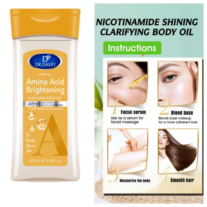 DR DAVEY Amino Acid Body Oil Massage Essential Beauty Salon