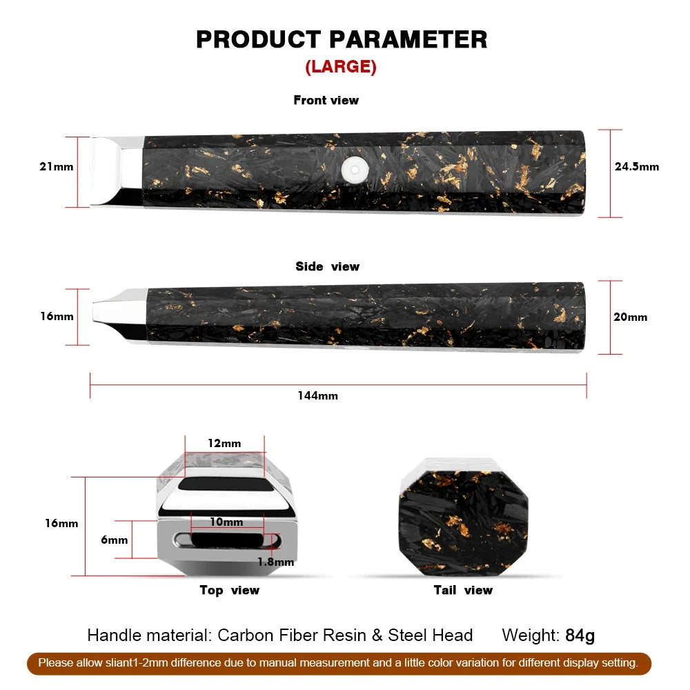 Resin Carbon Fiber Knife Handle – DIY Japanese Sashimi Knife