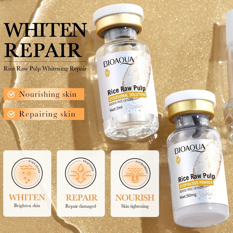 Rice Puree Freeze-Dried Serum Set – Brightening & Barrier Care