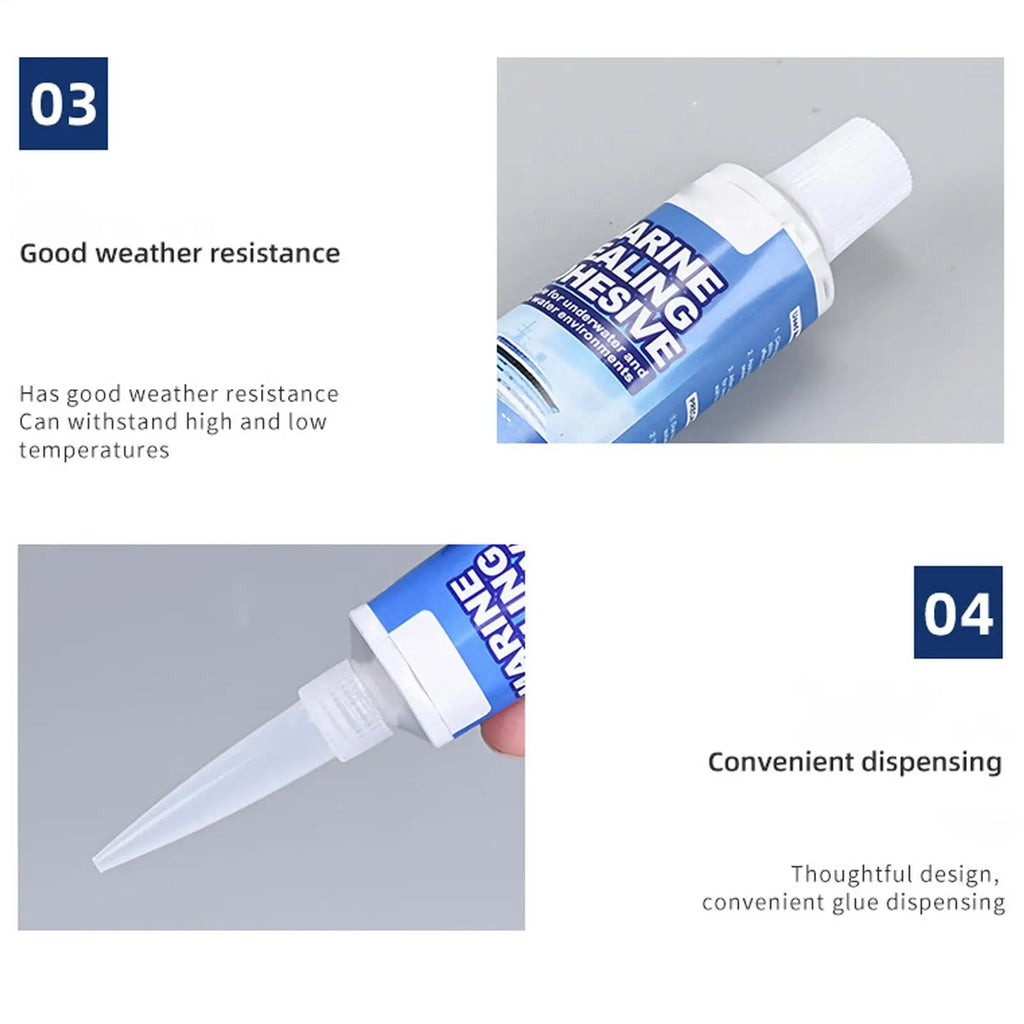 Waterproof Marine Adhesive Sealant | Boat, Yacht & RV Repair