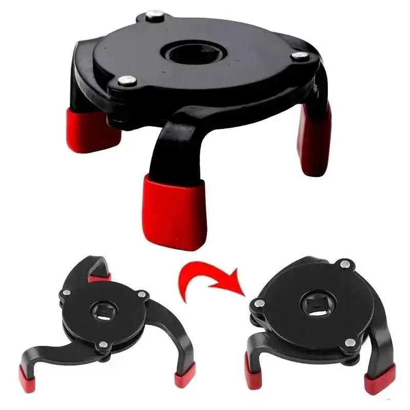 3-Jaw Universal Oil Filter Wrench | High Carbon Steel Car Tool