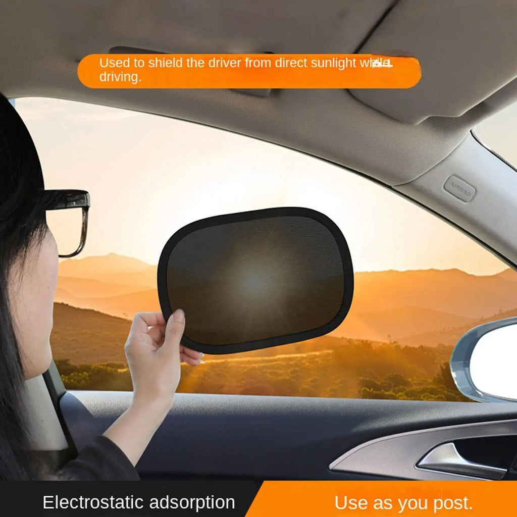 2-Pack Car Side Window Sun Shades – UV & Glare Blocker