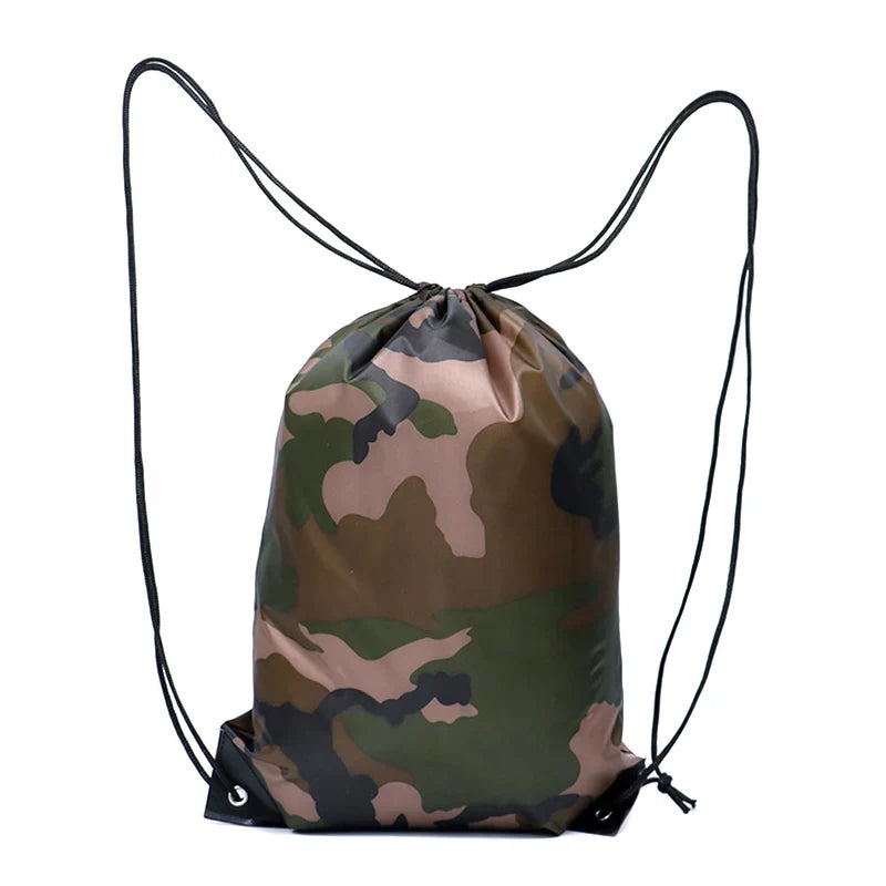 Lightweight Polyester Drawstring Backpack – Gym & Travel Bag