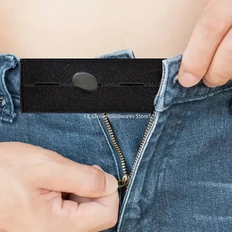 Pant Extender Belt Unisex Waist Band Tight Trousers Jeans Skirts