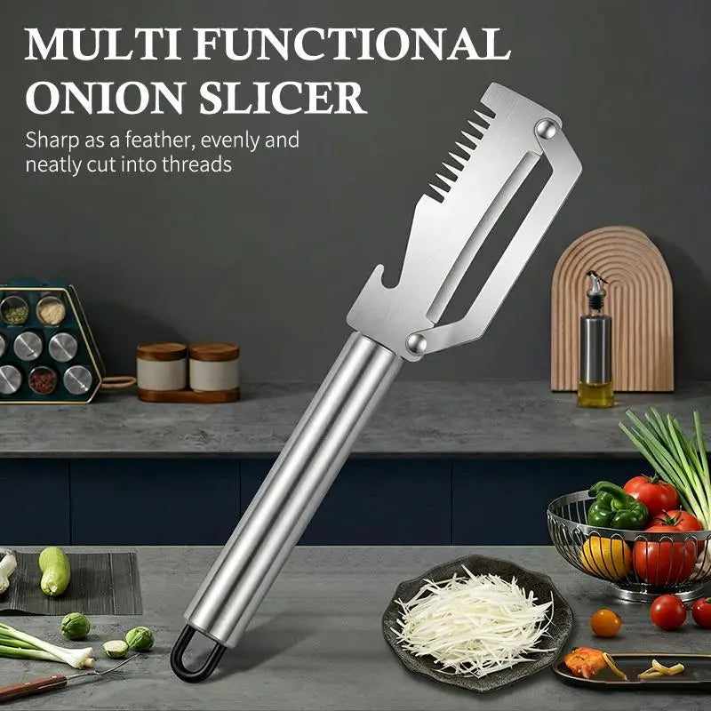 Stainless Steel Scallion Peeler Knife – 1/2/3 Pcs Set