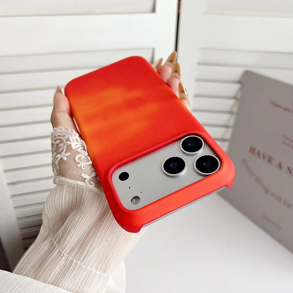 LICOERS Thermal Color Change iPhone 17 Case – Shockproof