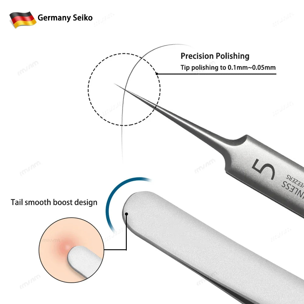 Blackhead & Comedone Extractor Tweezers | Stainless Steel