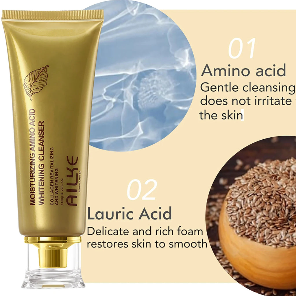 AILKE Amino Acid Facial Cleanser – Oil Control & Brightening