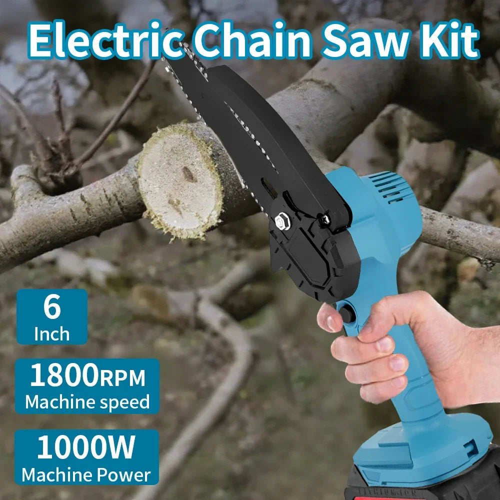 4/6 Inch Cordless Mini Chainsaw for Makita 18V Battery | No Battery