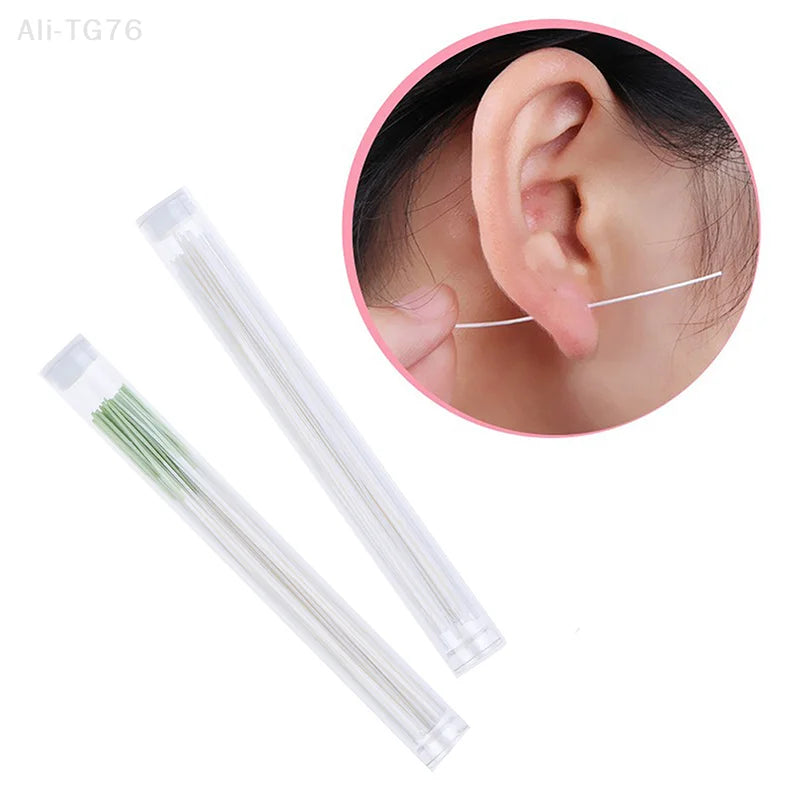 60-Pc Ear Hole Cleaning Kit – Soft Cotton Piercing Wires
