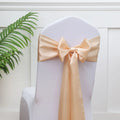 Satin Chair Sashes Bows 5PCS – Wedding & Party Ribbon Ties