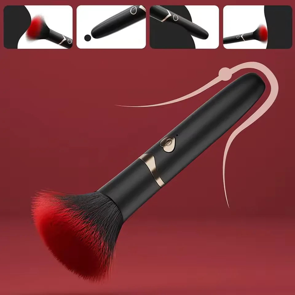 Makeup Brush Vibrator Female G Spot Vagina Massager Dildo Powerful
