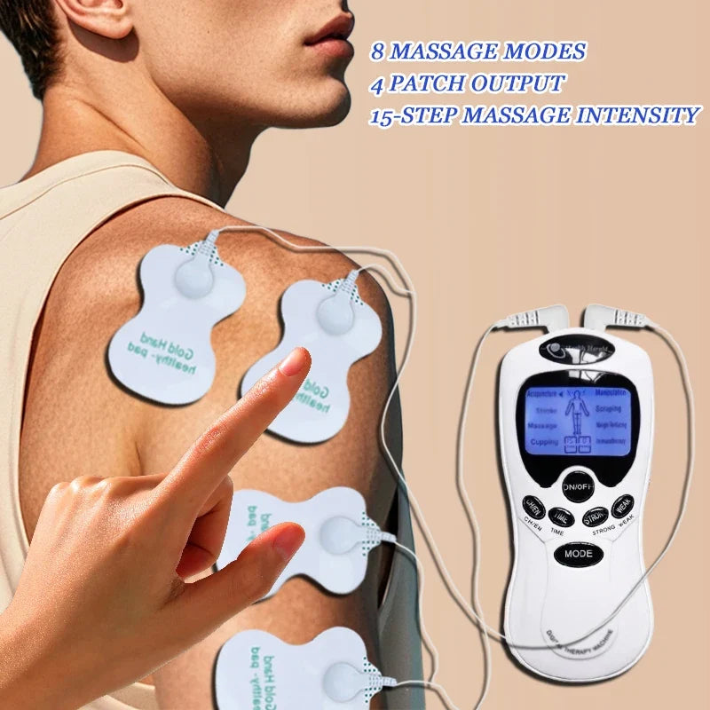 Portable Muscle Massager – 8 Modes & 15 Intensity Levels