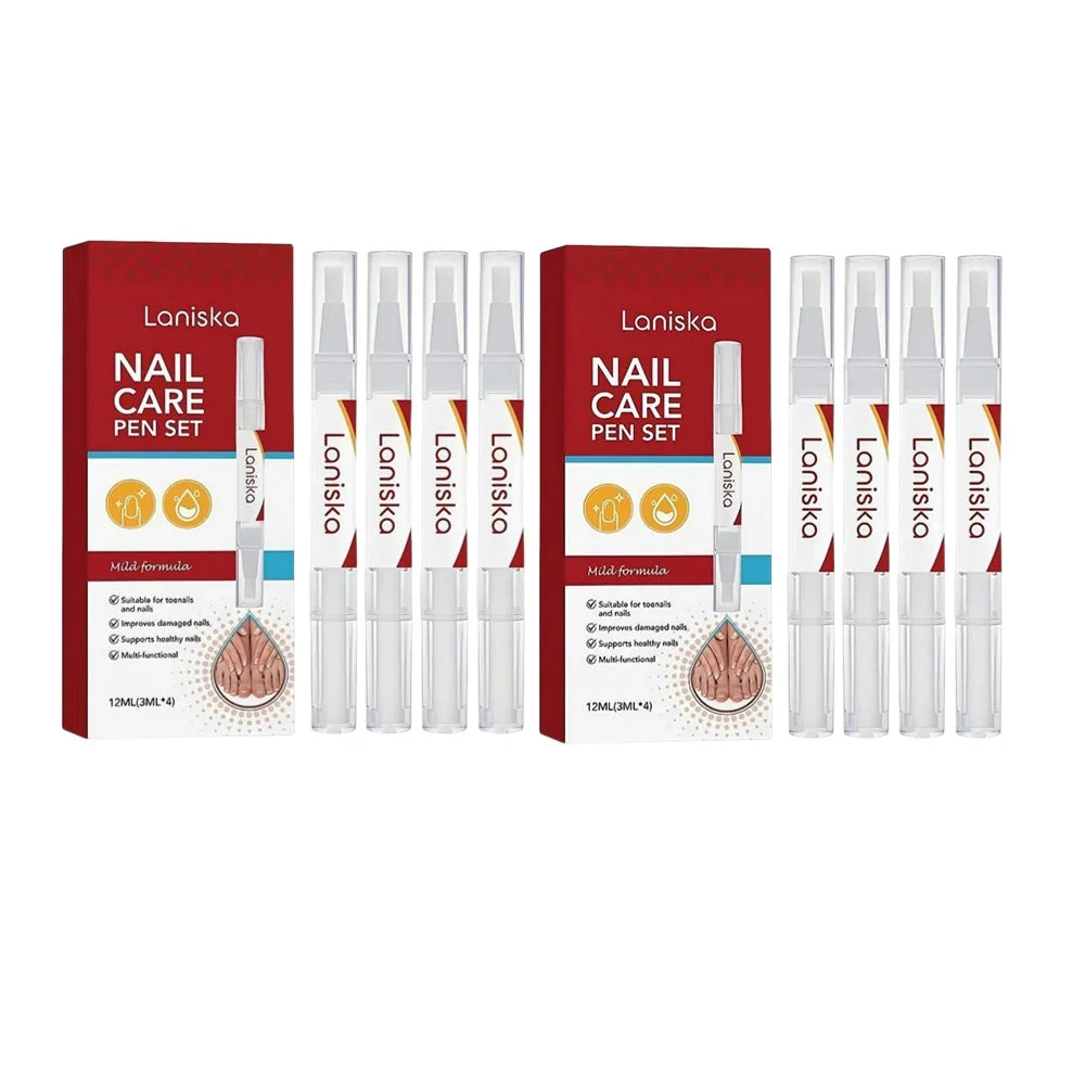 Nail Nourishing Oil Pen 4-Pack – Vitamin E Cuticle Treatment