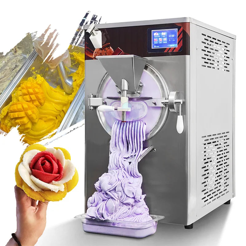 Commercial Hard Ice Cream Maker Machine 48L/H | MYH-28-2T 12L