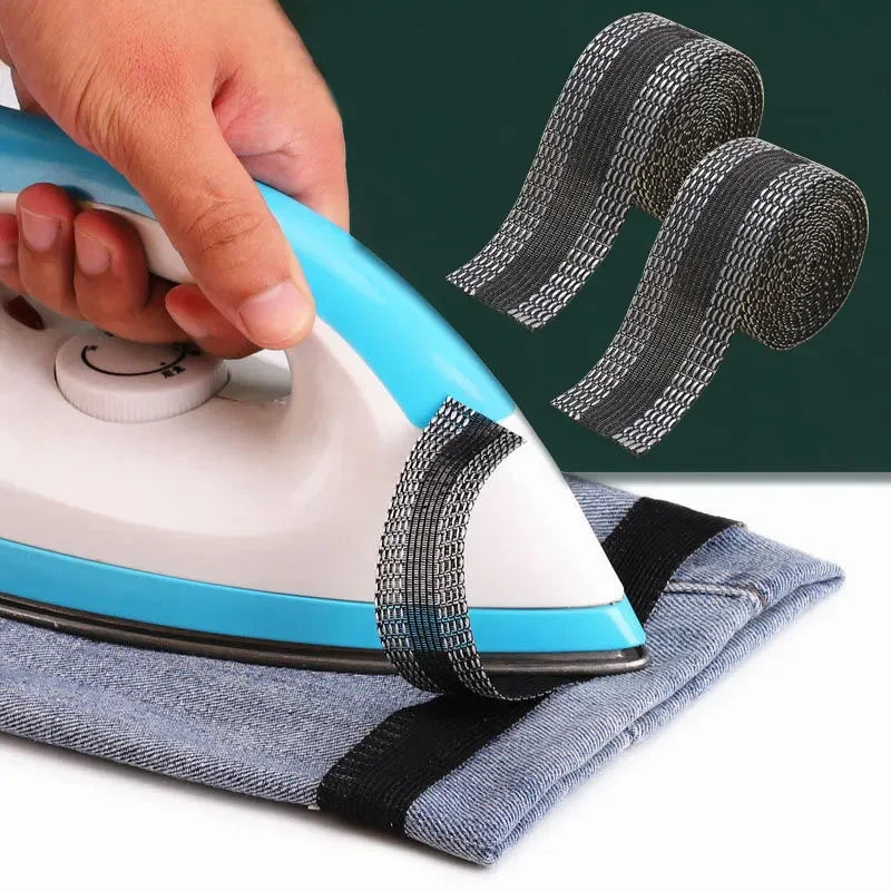 Iron-On Hem Tape – No-Sew Pants Edge Repair for Jeans