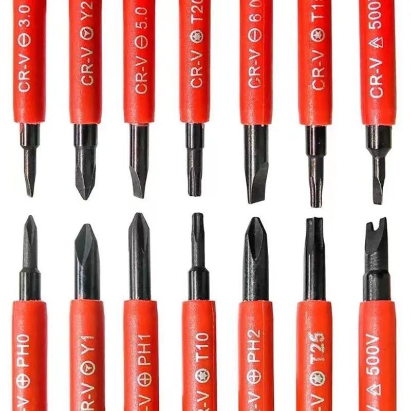 Electrician Repair Tools 1000V Changeable Insulated Screwdrivers