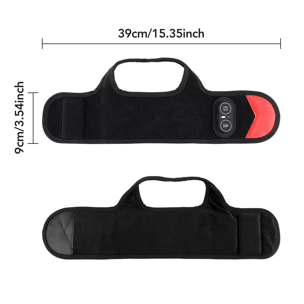 Red Light Therapy Ankle Wrap – Heat, Vibration & 36 LEDs 660/850nm