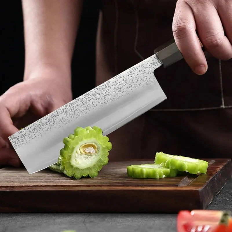 InLeung Forged Meat Cleaver – Stainless Steel Chef Knife