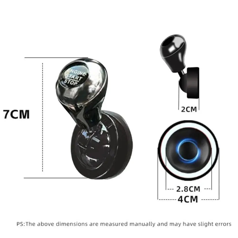 Retro Joystick Car Start Button Cover | Aluminum Alloy Decor