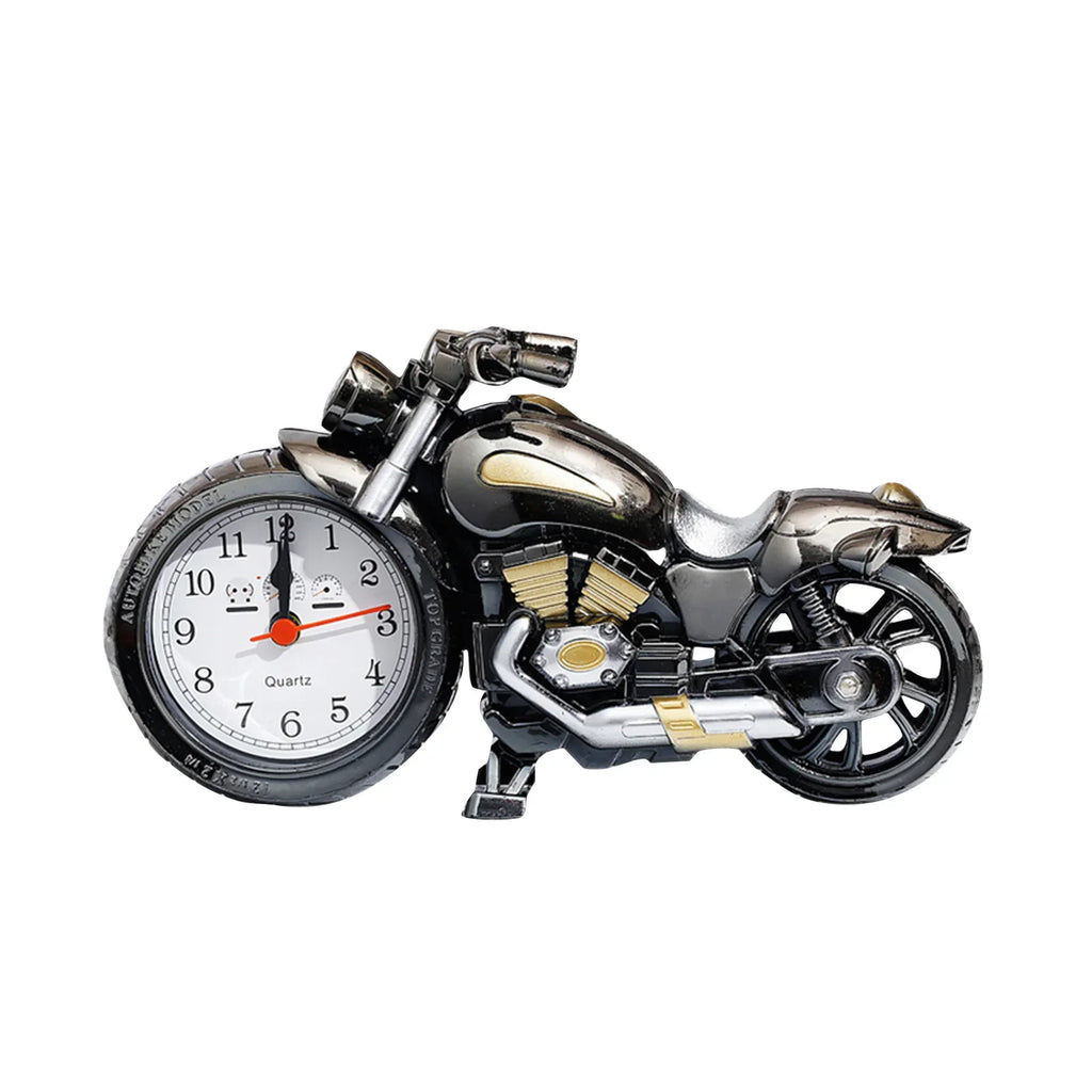 Retro Motorcycle Alarm Clock | Desktop Decor & Gift